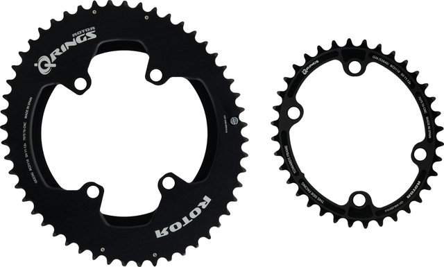 Rotor juego de bielas INpower V3 con potenciómetro Shimano 2x12 y Q-Rings - black/172,5 mm/36-52