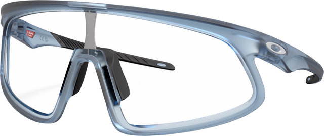 Oakley RSLV Photochromic Sportbrille - matte transparent stonewash/clear to black iridium photochromic