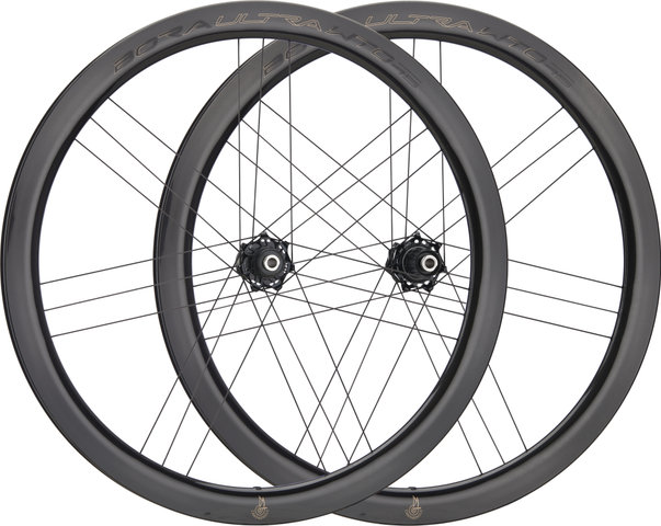 Campagnolo Bora Ultra WTO 45 C23 Disc Center Lock 28" Laufradsatz - schwarz/28"/142 mm/100 mm/Shimano Road