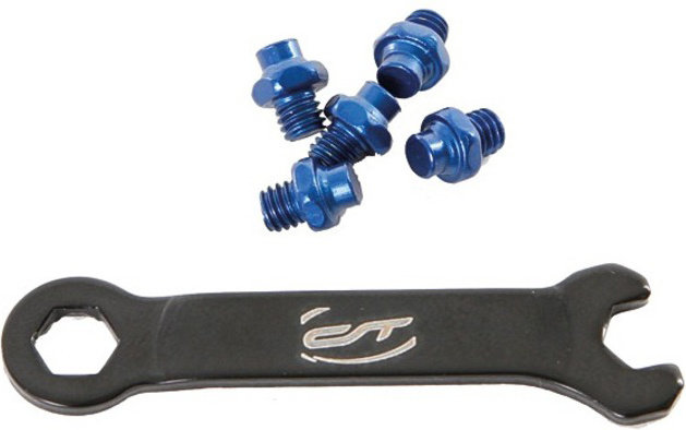 CONTEC Crampons R-Pins pour Pédales à Plateforme - blue steel