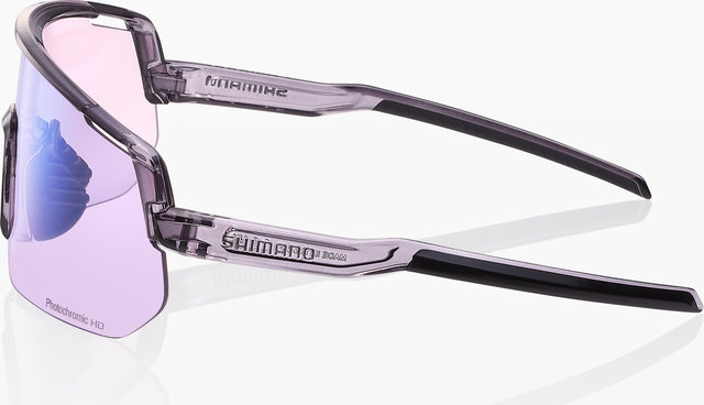 Shimano Technium L Photochromic Brille - transparent dark grey | photocromatic HD
