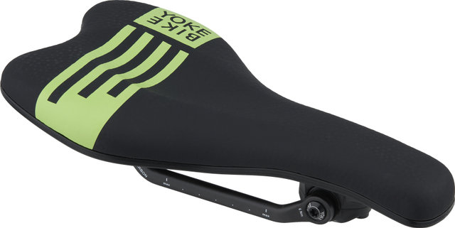 BikeYoke Sagma Carbon Sattel - lime/130 mm