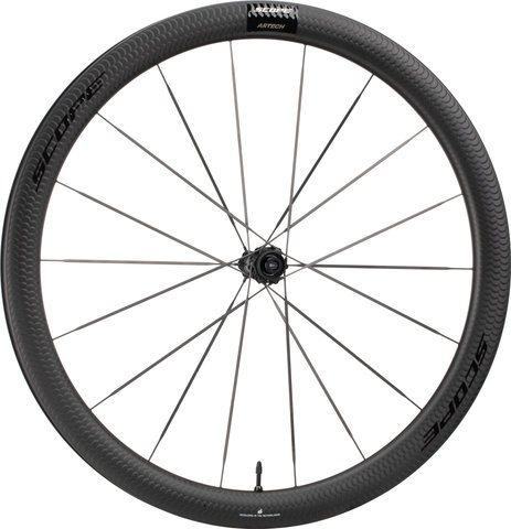 Scope Cycling Juego de ruedas Artech 4 Disc Center-Lock 28'' - black | 142 mm | 100 mm | 28" | Shimano carretera
