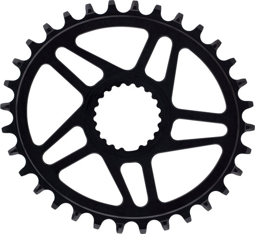 Wolf Tooth Components Elliptical Direct Mount Kettenblatt Shimano für HG+ 12-fach Kette - black/32 Z