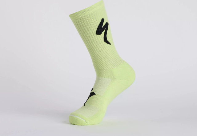 Specialized Chaussettes Techno MTB Tall Logo - limestone/40 - 42