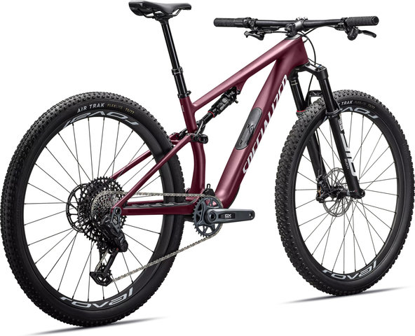 Specialized Bicicleta de montaña Epic 8 Expert AXS Carbon 29" - satin bordeaux metallic-white | 120 mm | 170,0 mm | 44 mm | S | 29"