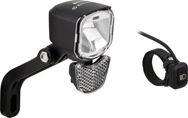 Litemove RX-E90 LED HB/LB E-Bike Front Light for Fork Mounting with StVZO - black