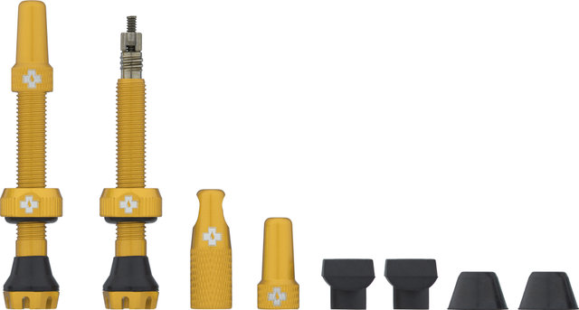 Muc-Off Tubeless Ventile V2 - gold/SV 44 mm