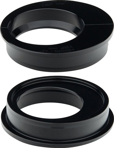 RAAW Mountain Bikes Cuvettes de Jeu de Direction pour Yalla! - black/+5 mm, +1° / -5 mm, -1°
