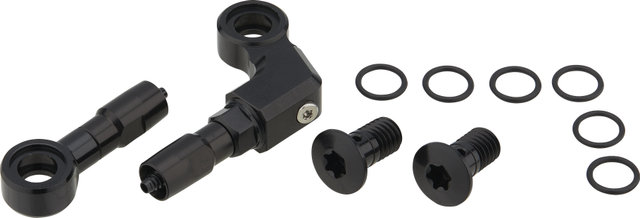 Trickstuff Beta Kevlar Hose Connection Set Angle/Banjo 5 mm - black