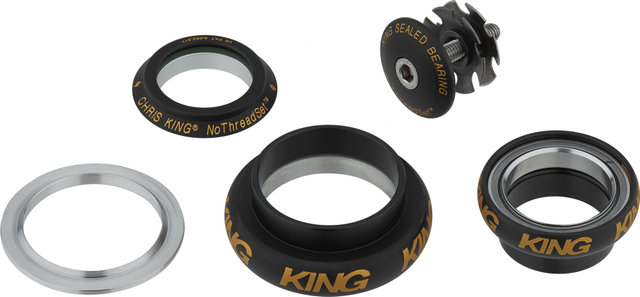 Chris King Jeu de Direction NoThreadSet EC34/28,6 - EC44/40 GripLock - two tone-black-gold/EC34/28,6 - EC44/40