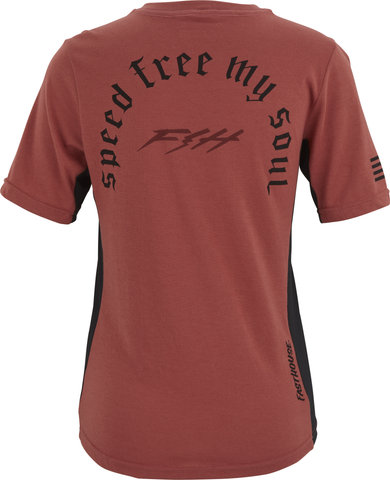 Fasthouse T-Shirt pour Dames Menace S/S Tech - mauve/M