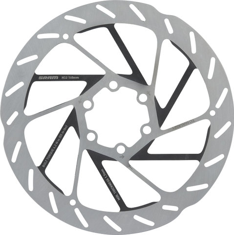 SRAM HS2 6-Loch Bremsscheibe - silver-black/160 mm