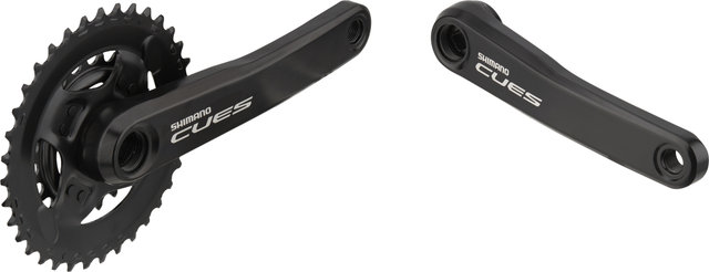 Shimano Juego de bielas cuadradas CUES FC-U4000-2 - negro/175,0 mm 22-36