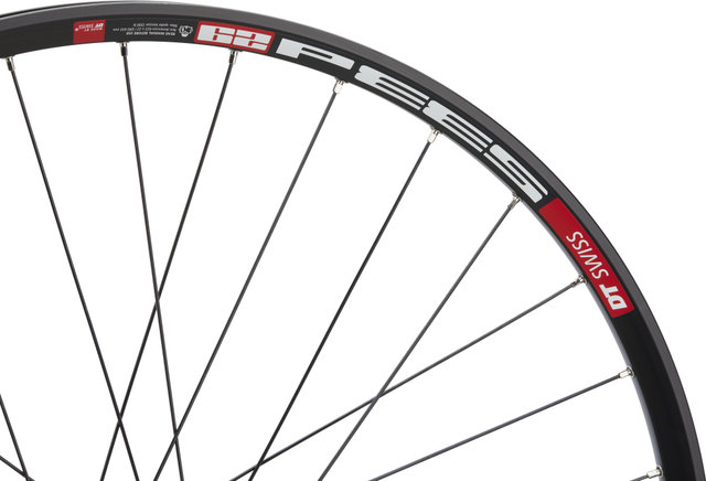bc basic Mountain Alivio Disc 6-Loch DT Swiss 533D 29" Laufradsatz - schwarz | 29" Satz (VR 9x100 + HR 10x135) Shimano