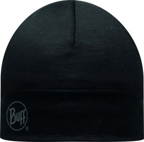 BUFF Gorro de casco Lightweight Merino Wool Hat - black/talla única