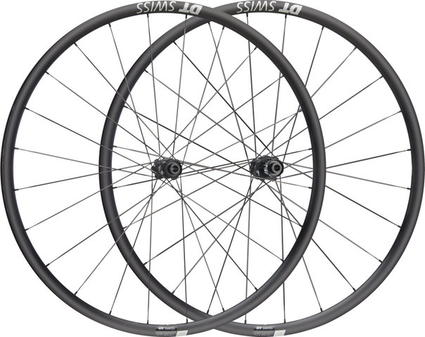 DT Swiss ER 1600 SPLINE 23 Center Lock Disc 28" Wheelset - black/28" set (front 12x100 + rear 12x142) Shimano