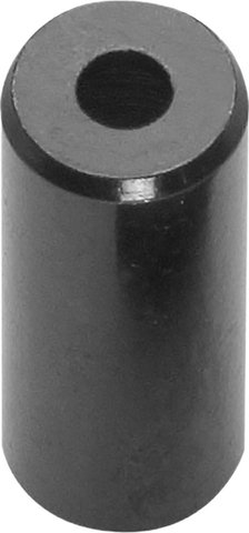 Jagwire Brass End Caps for Shift Cable Housings, open - 10 pieces - black