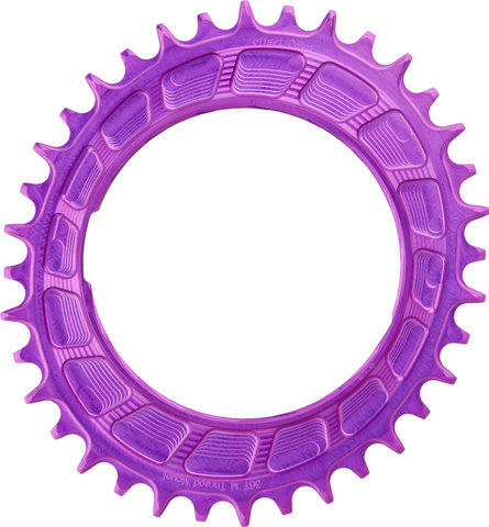 Garbaruk Thread Mount chainring for SRAM XX/XX SL PM 0 mm Oval - violet/36/36 