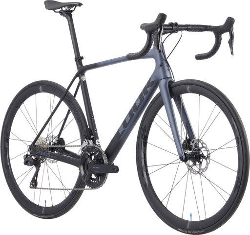 Look 785 Huez Disc 105 Di2 R38D Carbon Rennrad - metallic grey blue satin/28"/M