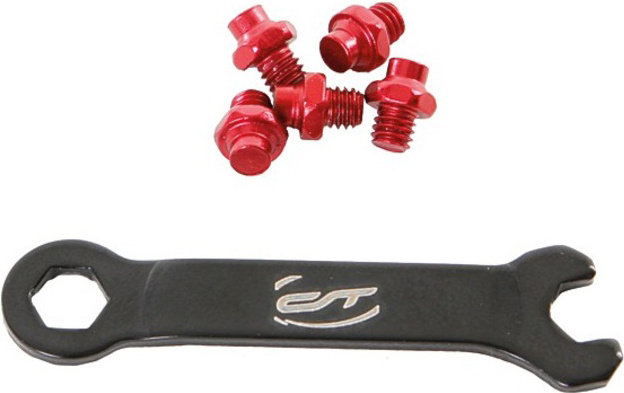 CONTEC Crampons R-Pins pour Pédales à Plateforme - riot red