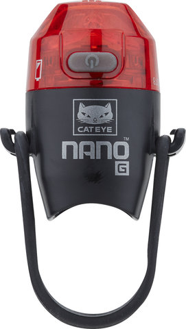 CATEYE Nano G LED Rear Light - StVZO Approved - black-red