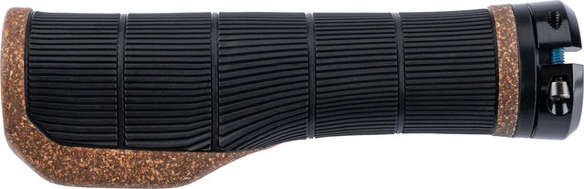 CONTEC Poignées de guidon en liège Merge City Comfort - brun-noir | 140 mm | one size