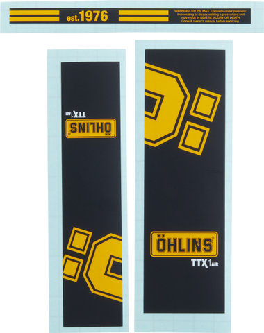 ÖHLINS Kit d'autocollants TTX1Air m.2 - yellow