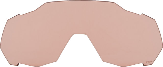 100% Verre Hiper pour Lunettes de Sport Speedtrap - hiper coral/hiper coral