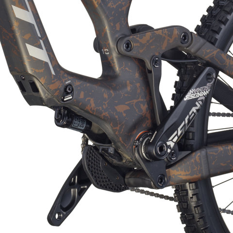 Scott Gambler 10 Carbon 29"/27.5" mountain bike - carbon black-crackle bronze | 165,0 mm | M | 52 mm | 29" (front), 27.5" (rear) | 200 mm