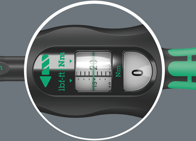 Wera Click-Torque C 2 Torque Wrench w/ Reversible Ratchet - black-green/20 - 100 Nm