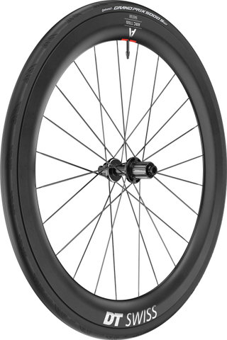 DT Swiss WTS ARC 1100 DICUT 55 Carbon Disc Center Lock 28" Wheelset - black/100 mm/Non Boost/Shimano Road/142 mm/28"/Non Boost