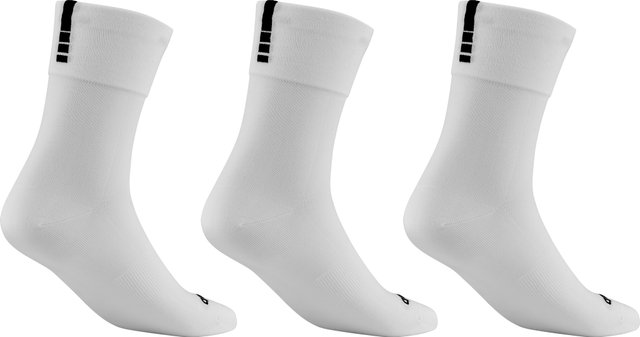 GripGrab Lightweight SL Summer Socks 3-Pack - white/41 - 44