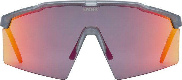 uvex flowline Brille - smoke matt | mirror red