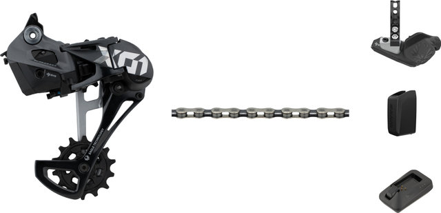 SRAM Kit de Mise à Niveau X01 Eagle AXS 1x12 vitesses - X01 silver/14 dents/aucun/aucun/aucun/sans