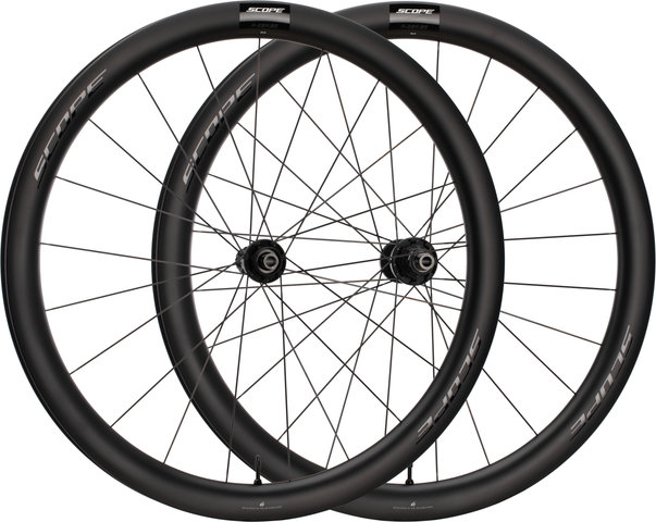 Scope Cycling Juego de ruedas R4.G Disc Center-Lock 28'' - black | 142 mm | 100 mm | SRAM XDR | 28"