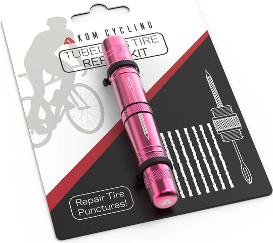 KOM Cycling Herramienta de reparación de neumáticos - rosa