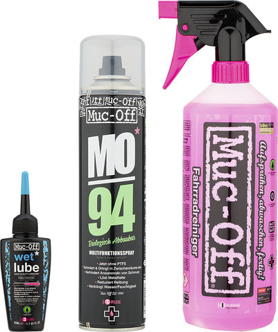 Muc-Off Wash, Protect & Lube Kit cleaning set - universal