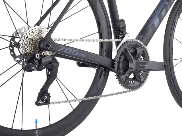 Look 785 Huez Disc 105 Di2 R38D Carbon Rennrad - metallic grey blue satin/28"/M