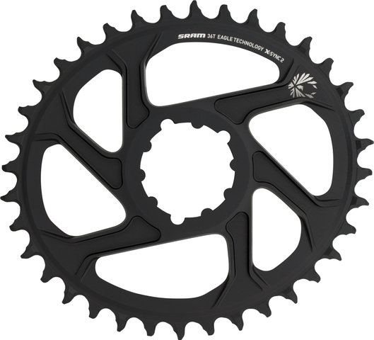 SRAM Oval X-Sync 2 Direct Mount 6 mm Chainring for X01/XX1/GX Eagle - black/36 