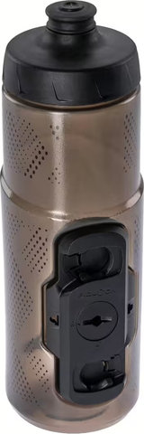 CONTEC Bidon Rivers Twist 600ml avec système magnétique Fidlock - noir-transparent | 600 