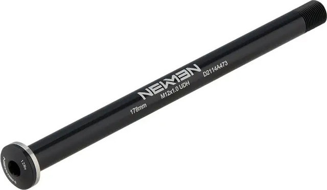 NEWMEN 12x157 M12x1.0 X12 178mm Steckachse - schwarz | 157 mm