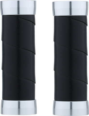 Brooks Slender leather handlebar grips for twist shifters on both sides Mod. 2023 - black/100 mm