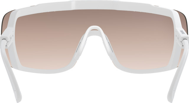 POC Lunettes de sport Devour Mid avec verre de rechange - hydrogen white | clarity trail-partly sunny silver