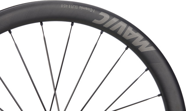Mavic Cosmic SLR 45 Disc Center Lock 28" Carbon Laufradsatz - schwarz/142 mm/100 mm/28"/Shimano Road
