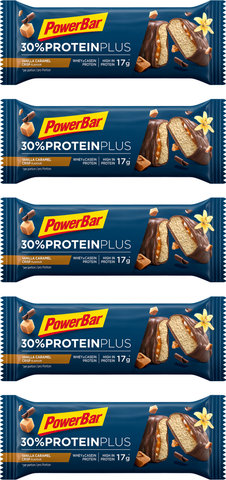 Powerbar Protein Plus 30 % Proteinriegel - 5 Stück - vanilla-caramel-crisp