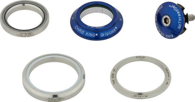 Chris King DropSet 2 IS42/28.6 - IS52/40 GripLock Headset - navy/1 1/8" - 1,5" tapered/IS42/28,6 - IS52/40