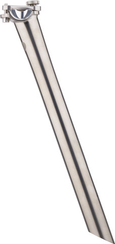 Blackheart Tige de selle en titane - titanium brushed/350 mm/10 mm/31,6 mm