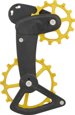 CeramicSpeed Sistema de engranajes OSPW X para Shimano XT / XTR 1x12 velocidades - gold/14 dientes (rueda guía), 18 dientes (rueda tensora)