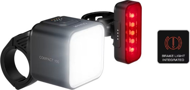 OSRAM Juego de Iluminación LEDsBIKE Compact 100 con Aprobación StVZO - negro